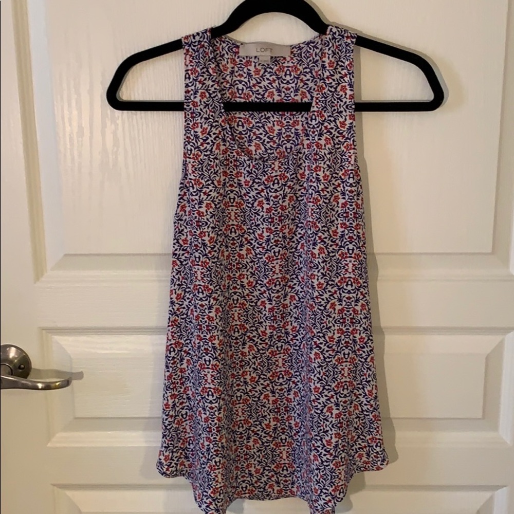 LOFT floral tank